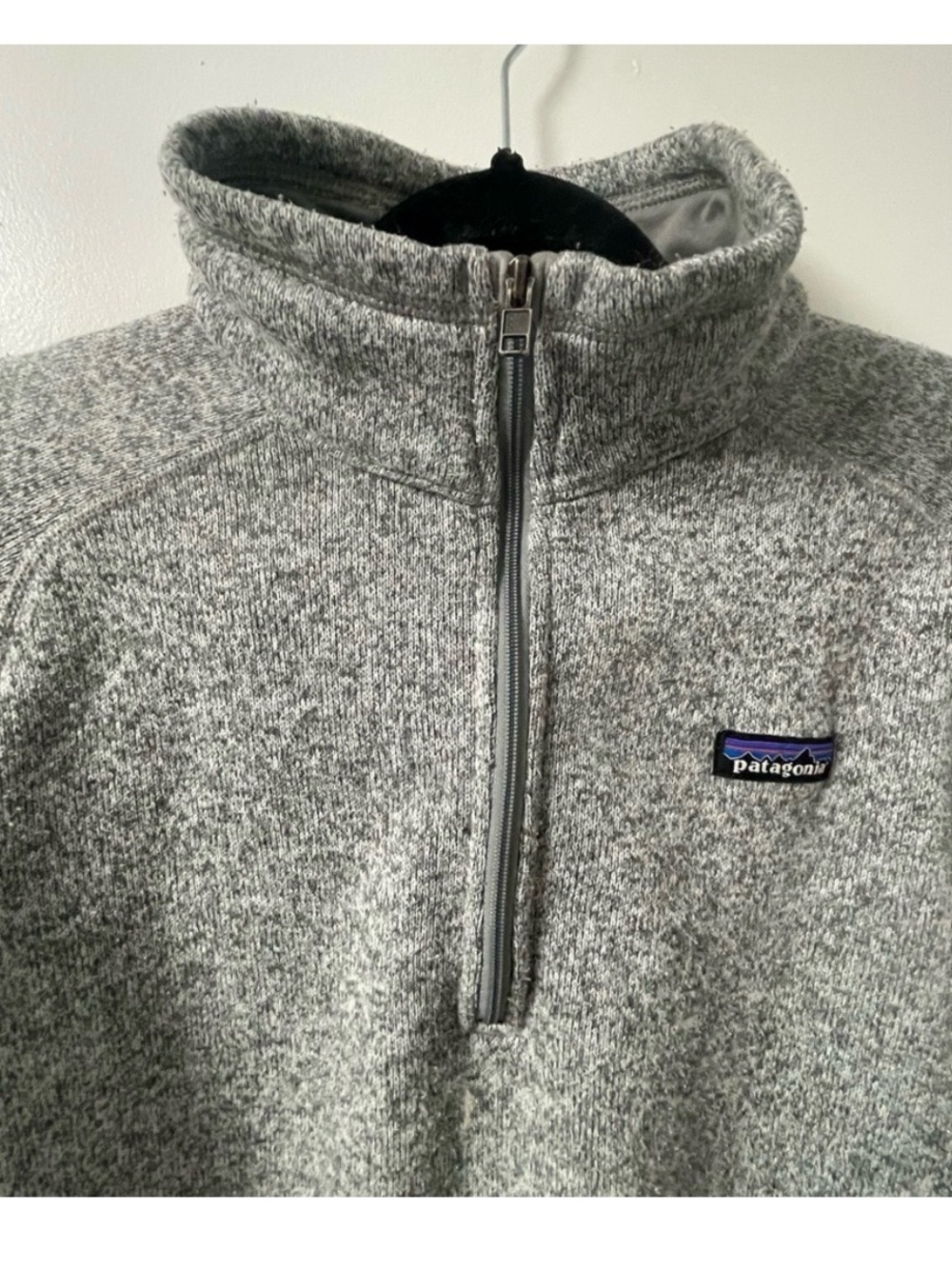 Patagonia Grey Half-Zip Fleece Pullover - Picture 3 of 5